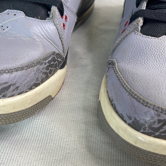 Nike Retro Jordan Flight Origin Men’s Sneakers High Top Grey Black Red 11 - Picture 10 of 12